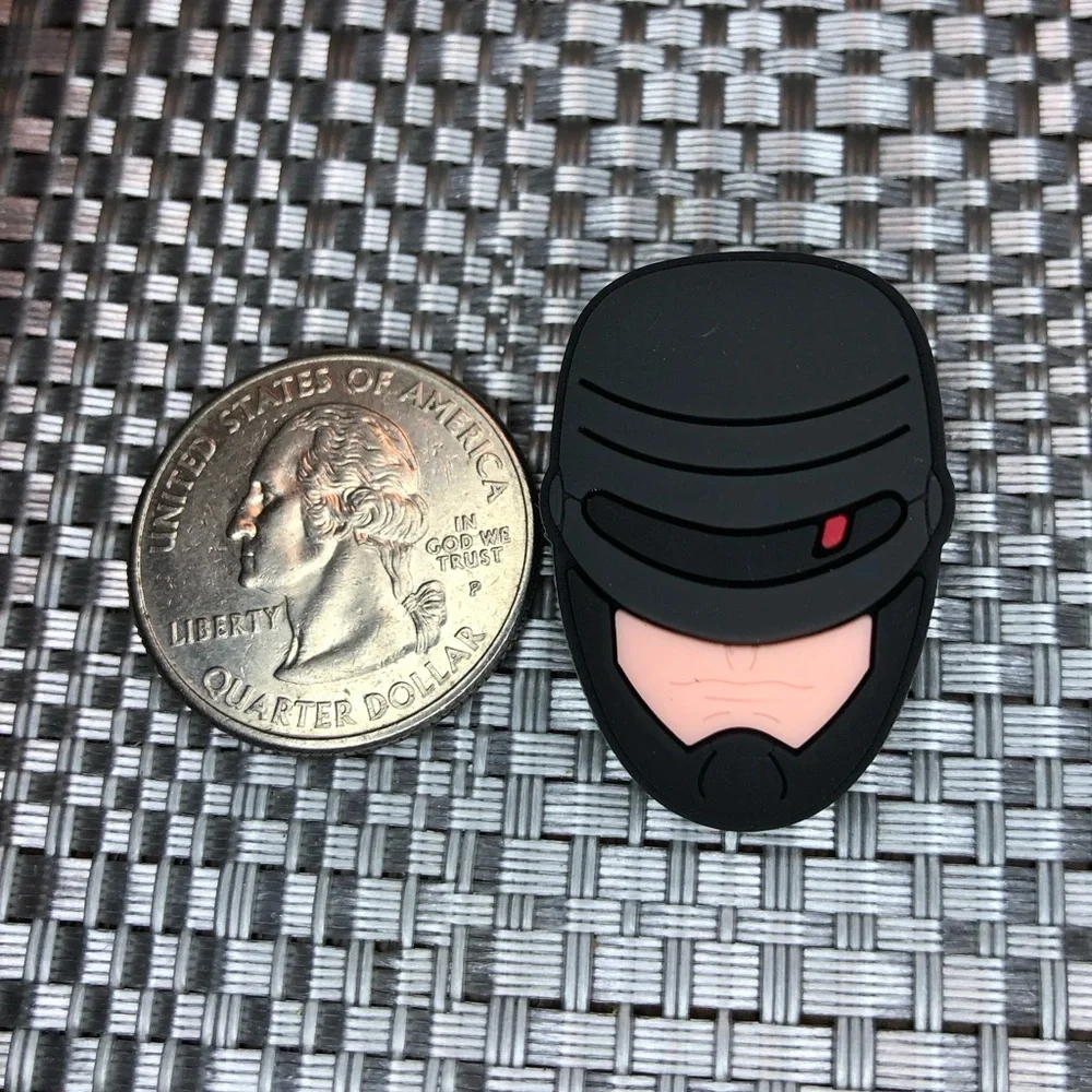 10/$13 Robocop shoe charm jibbitz - Picture 2 of 2